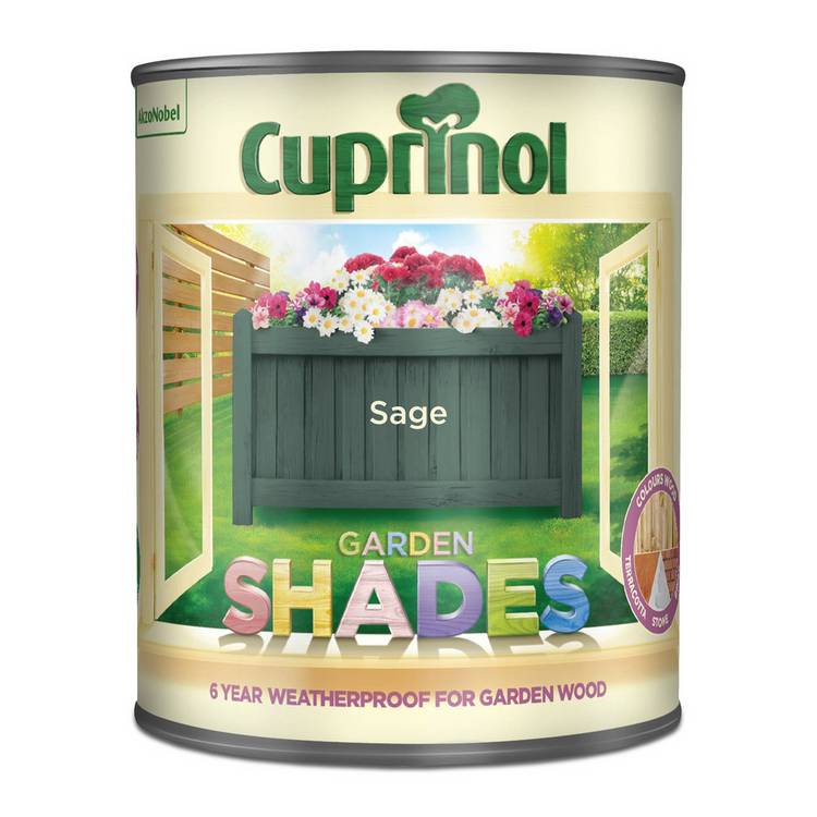Cuprinol garden paint Sage 1L (British brand)