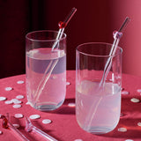 Argos Argos Home Glass Straws with Hearts Pack of 4- Buy online at McGrocer
