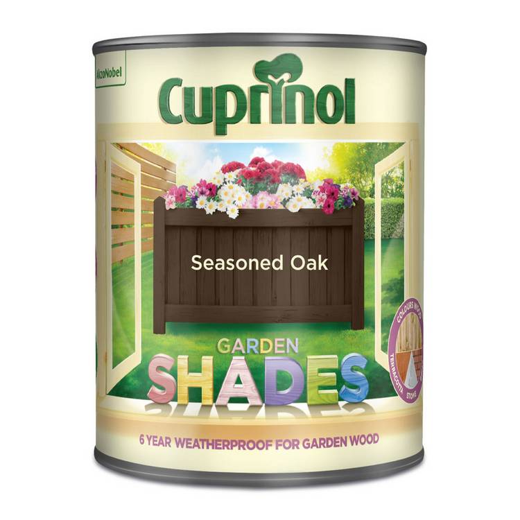 Cuprinol Seasoned Oak garden paint 1L, UK version