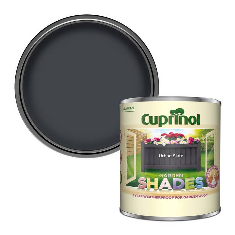 Cuprinol garden paint Urban Slate 1L (British brand)