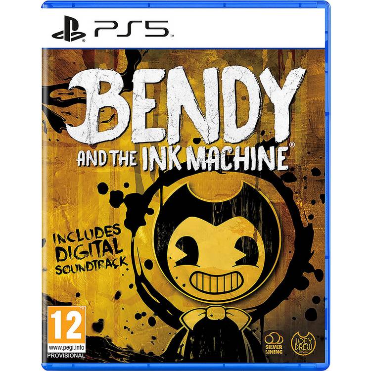 Bendy and the Ink Machine PS5 horror game disc, UK version