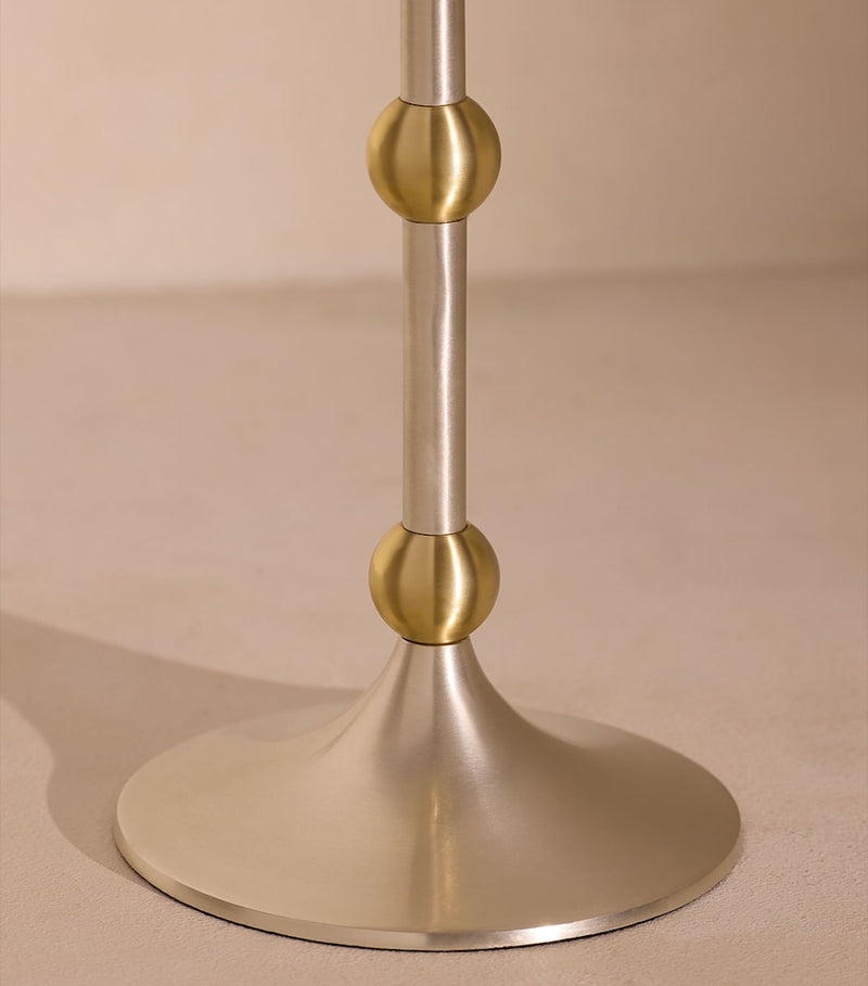 Soho Home medium silver-plated Cilia candlestick holder 25cm (British brand)
