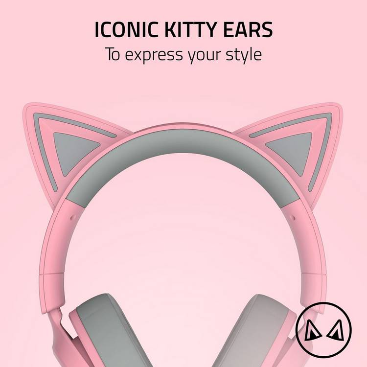 Razer Kraken Kitty pink gaming headset - British product