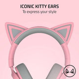 Razer Kraken Kitty pink gaming headset - British product