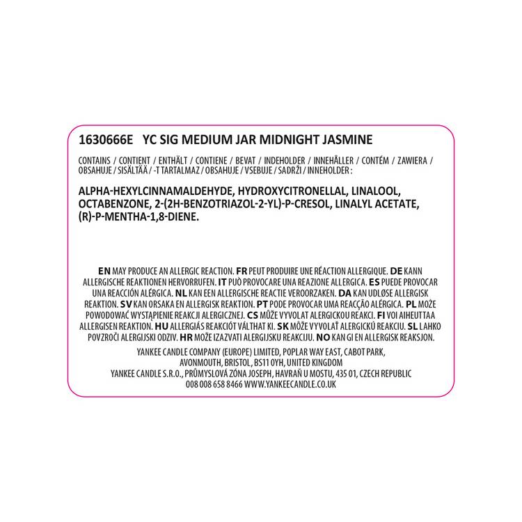 Yankee scented candle Midnight Jasmine 368g - British product