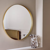 Argos Home gold effect round wall mirror 80cm, UK version