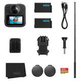 GoPro MAX2 action camera and accessory bundle, UK version