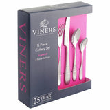 Viners stainless steel cutlery set Glamour 16 piece, UK version