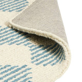 Habitat Blue Diamond tufted cream wool rug 120x170cm (British brand)