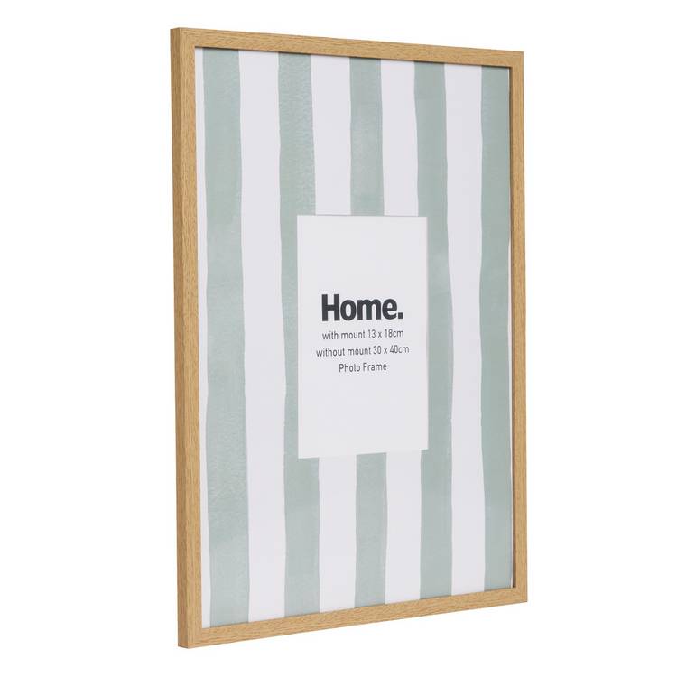 Argos Home oversized stripe green picture frame 5x7 inch, imported from the UK