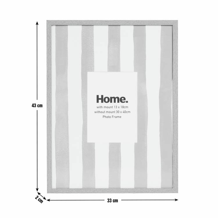 Argos Home oversized stripe green picture frame 5x7 inch, imported from the UK