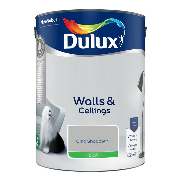 Dulux paint Chic Shadow 5L, UK version