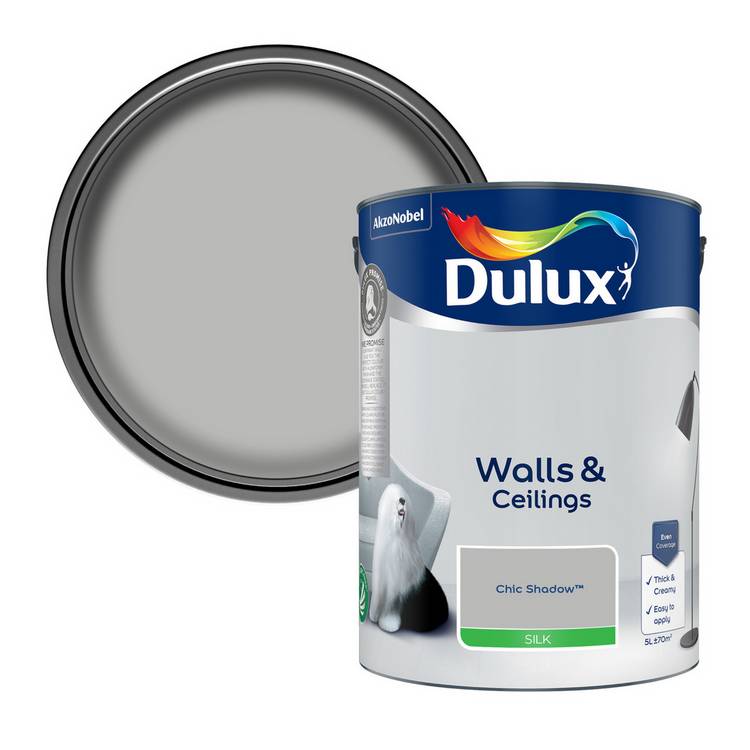 Dulux paint Chic Shadow 5L, UK version