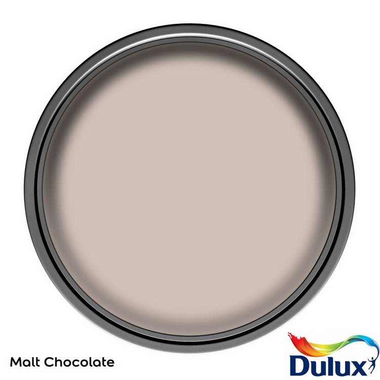 Dulux walls and ceilings matt paint malt chocolate 2.5L, UK version