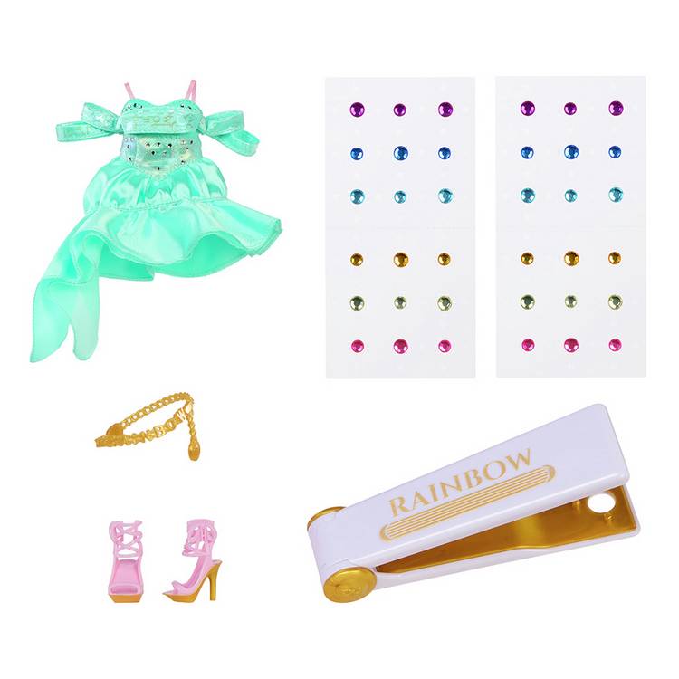 Rainbow High Be Dazzling Celine Turquoise fashion doll 12 inches (British brand)