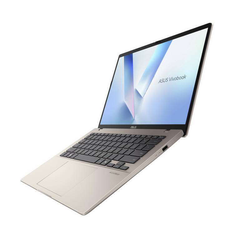 ASUS VivoBook 14in Gold laptop, UK version
