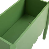 Argos Home wooden green planter 60 litre, imported from the UK