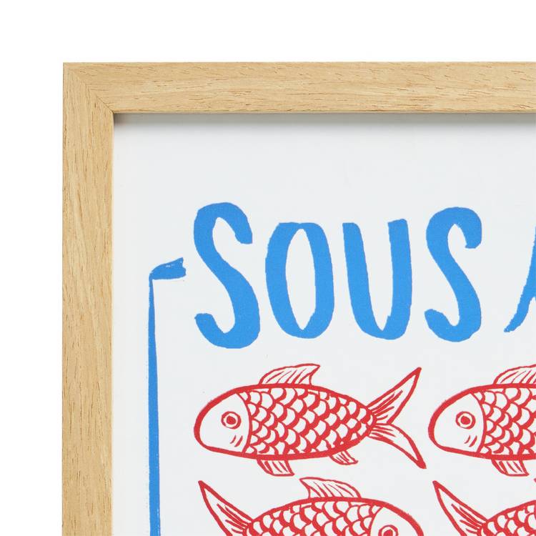 Argos Home Sous la Mer framed print, imported from the UK