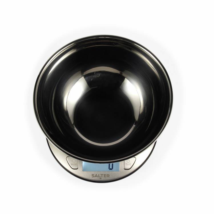 Salter stainless steel digital kitchen scale with bowl 2L - British product