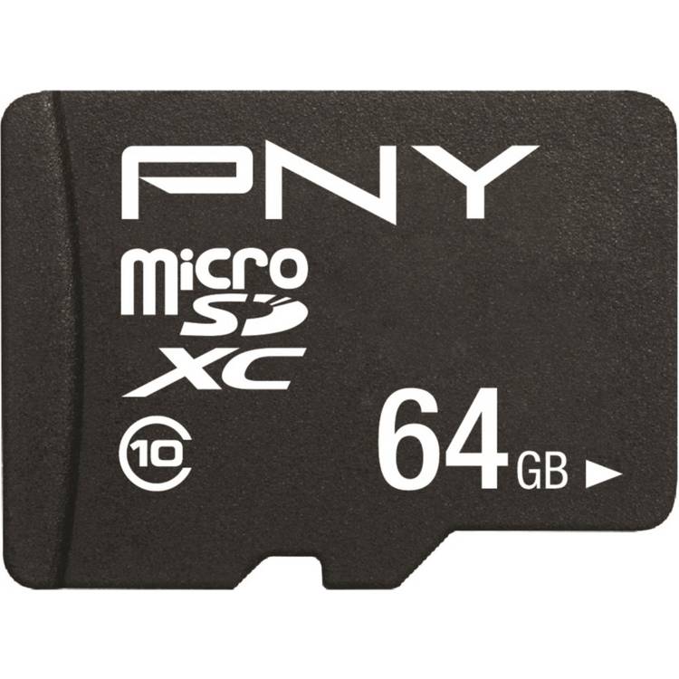 PNY Performance Plus microSD memory card 64GB, UK version