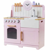 Tidlo wooden play kitchen pink, UK version