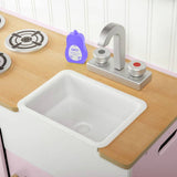 Tidlo wooden play kitchen pink, UK version