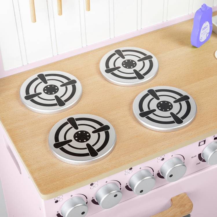 Tidlo wooden play kitchen pink, UK version