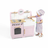Tidlo wooden play kitchen pink, UK version