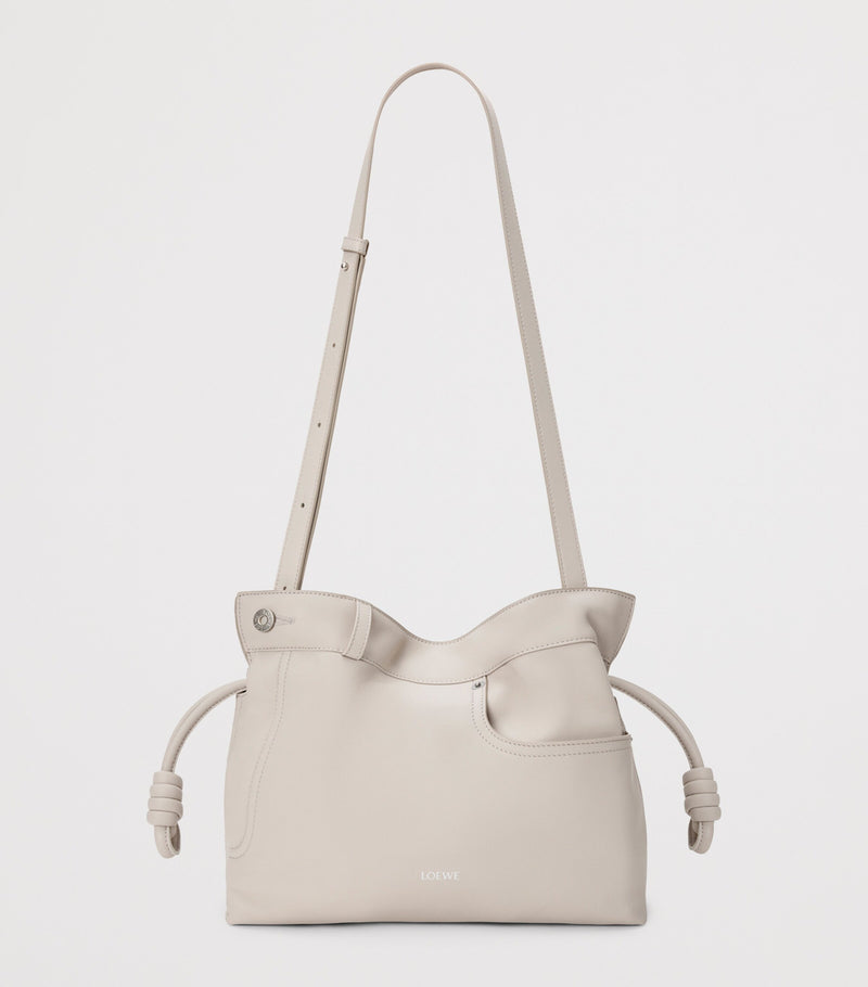 LOEWE leather jean-detail Flamenco purse clutch bag, UK version