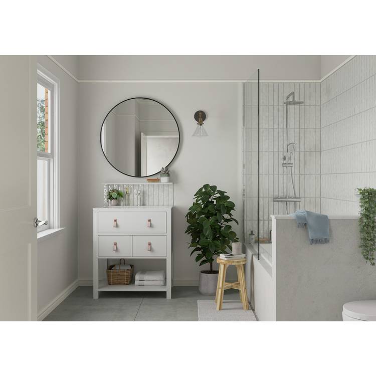 Dulux bathroom paint Pure Brilliant White 2.5L, imported from the UK