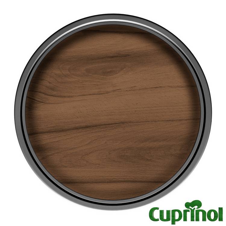 Cuprinol Ducksback Autumn Gold 5L paint, imported from the UK