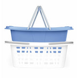 Beldray 26L laundry baskets white and blue set - British product