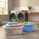 Beldray 26L laundry baskets white and blue set - British product