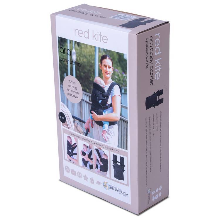 Red Kite Ara baby carrier with multiple carry positions (British brand)