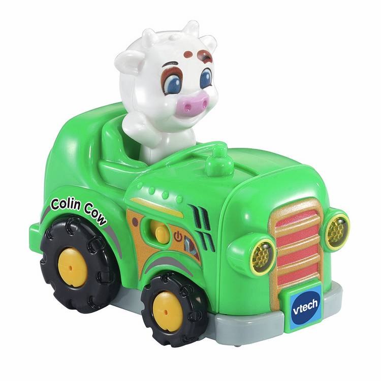 Vtech Toot-Toot Drivers Colin Cow Tractor toy, UK version