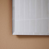 Argos Home silver bevelled bathroom wall mirror 60x45cm (British brand)