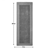 Habitat wool runner green 66x200cm, imported from the UK