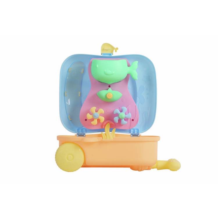 Chad Valley sand and water set suitcase, imported from the UK