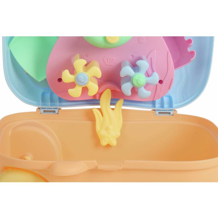 Chad Valley sand and water set suitcase, imported from the UK