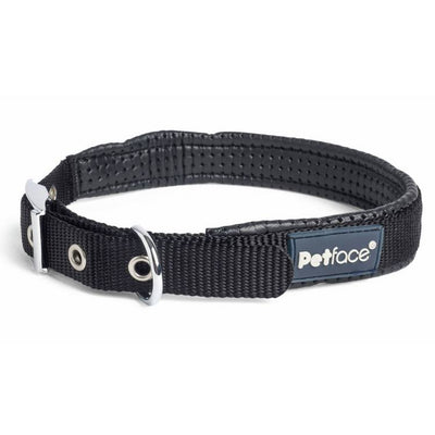 Argos Petface Black Nylon Padded Dog Collar - Small- Buy online at McGrocer