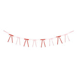 Argos Home pink and red ribbon bow garland, UK version