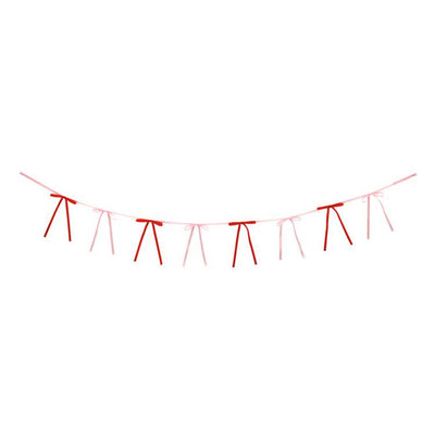 Argos Argos Home Pink and Red Ribbon Bow Garland 7x12.5x3cm- Buy online at McGrocer