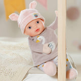 Baby Annabell Sweetie Mauve Doll soft-bodied toy with rattle, UK version