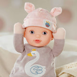 Baby Annabell Sweetie Mauve Doll soft-bodied toy with rattle, UK version