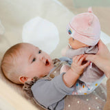 Baby Annabell Sweetie Mauve Doll soft-bodied toy with rattle, UK version