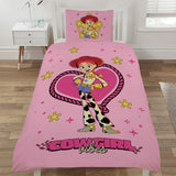 Disney Toy Story Jessie single duvet set pink - British product