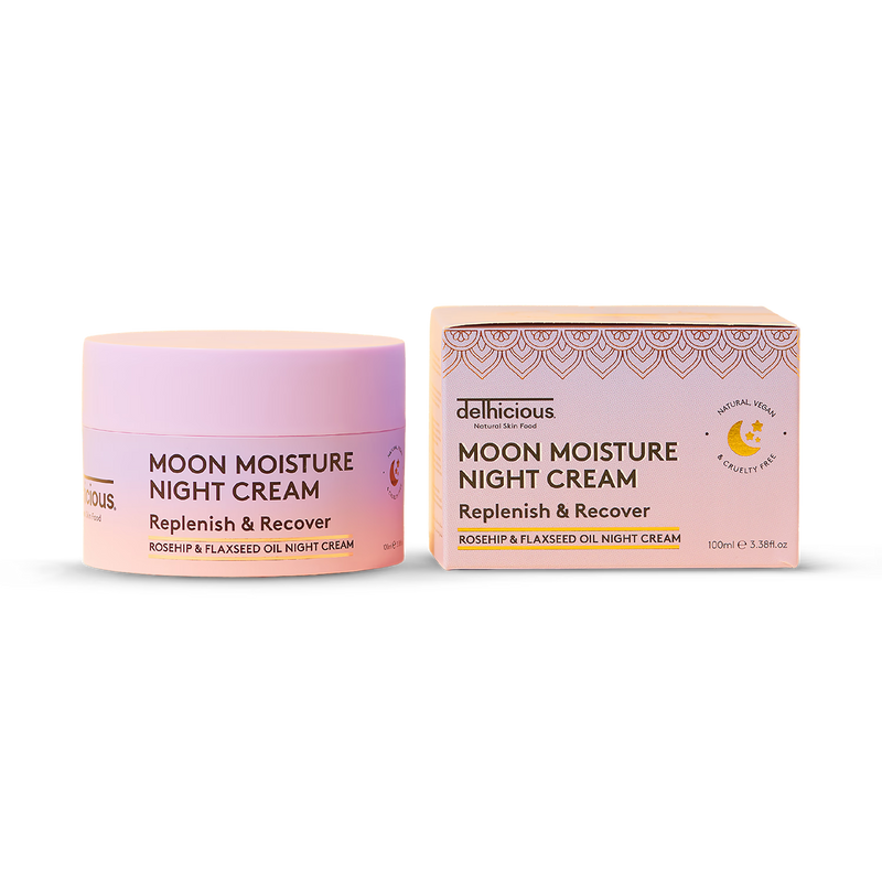 Delhicious Moon Moisture rejuvenating night cream (British brand)