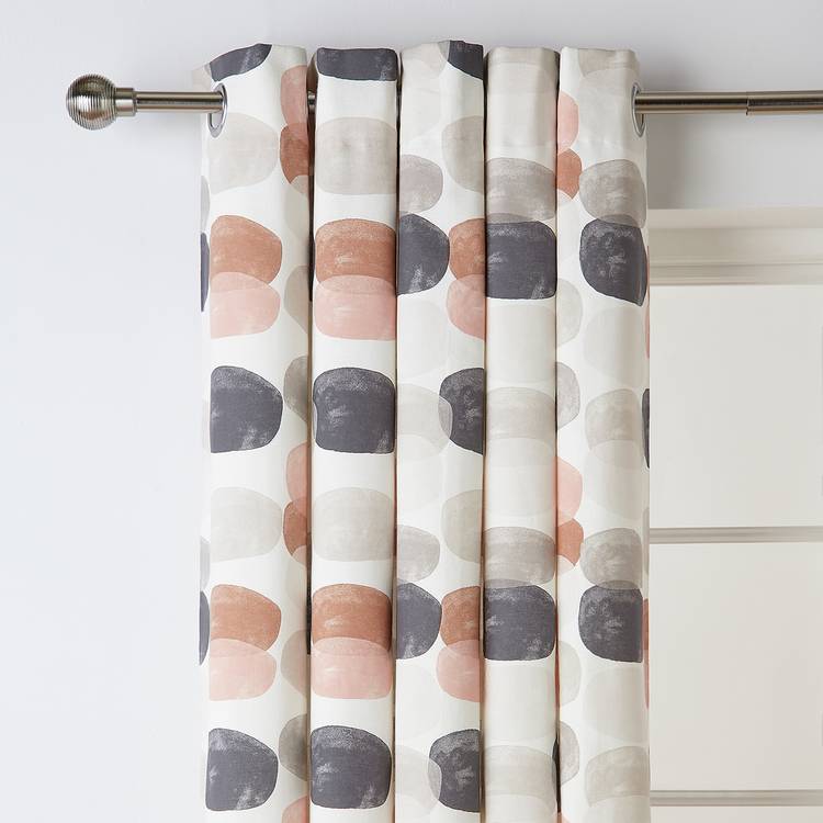 Habitat pebble eyelet curtains 117x137cm (British brand)