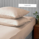 Silentnight Supersoft pink pillowcase pair standard size - British product