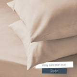 Silentnight Supersoft pink pillowcase pair standard size - British product